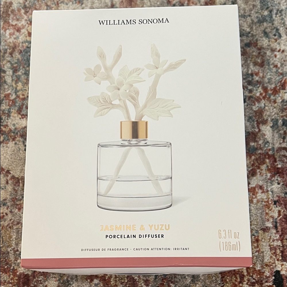 Williams Sonoma Jasmine & Yuzu Porcelain Diffuser